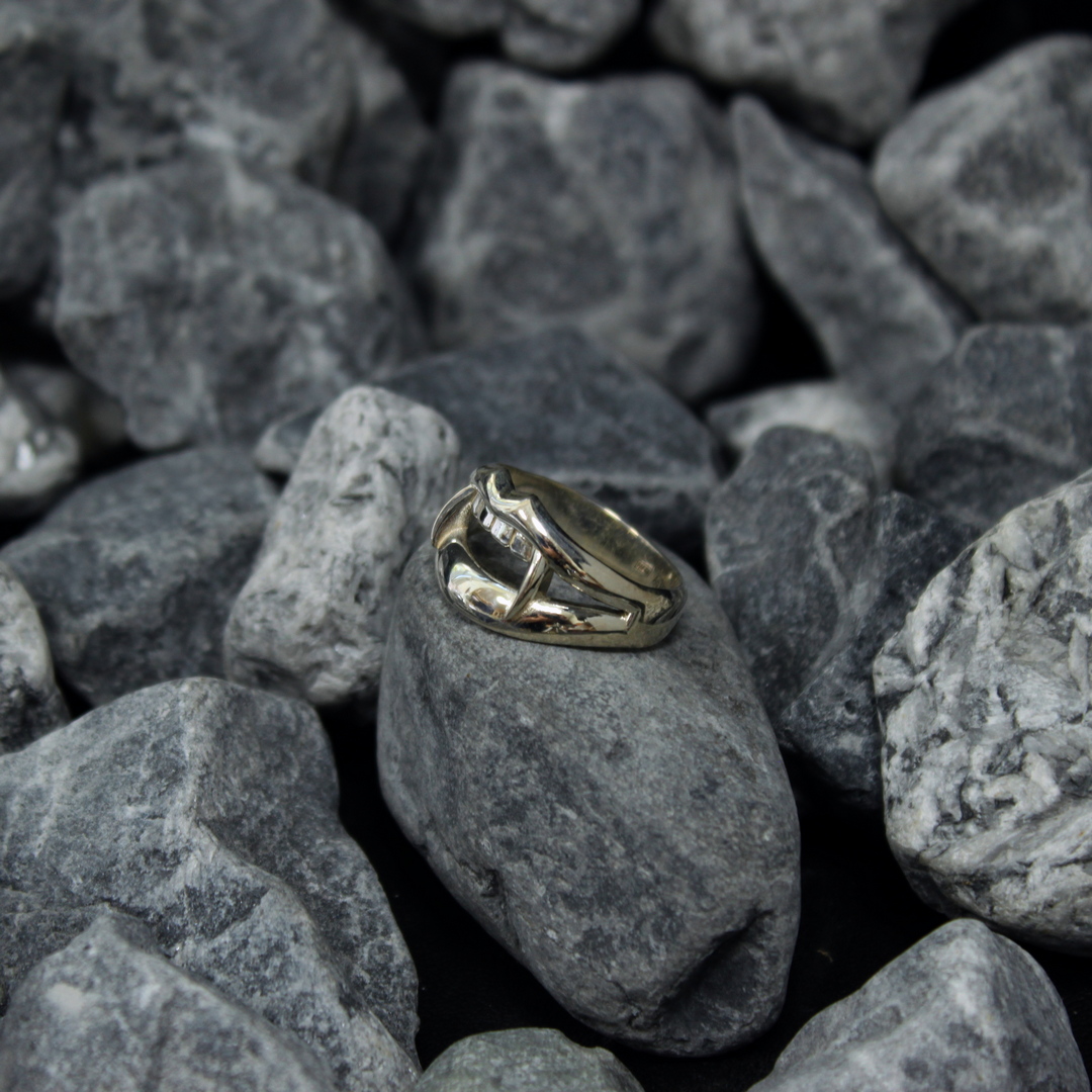 Серебряное кольцо «Вампир» 925 пробы